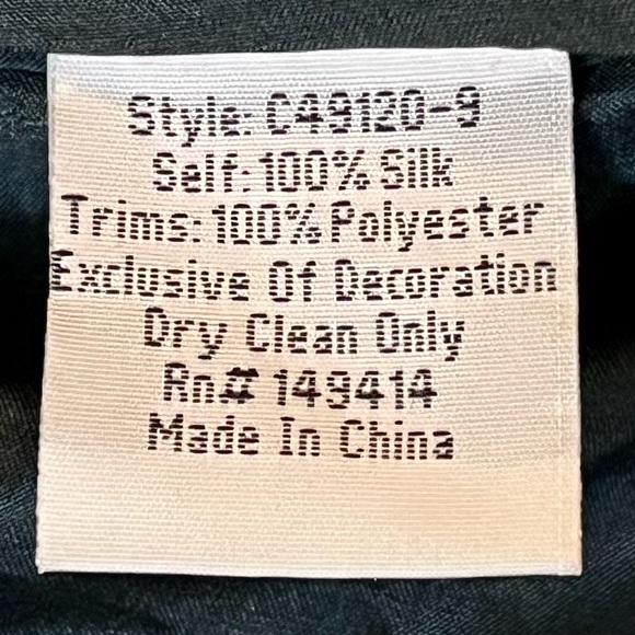 Johnny Was Reversible Embroidered Floral Kimono-Style Jacket With Tie 100% Silk, - Picture 16 of 16